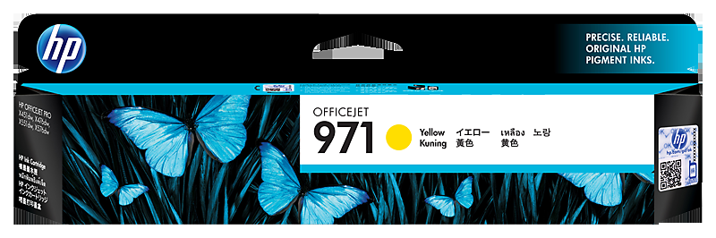 惠普HP 971 CN624AAOfficejet 黄色墨盒